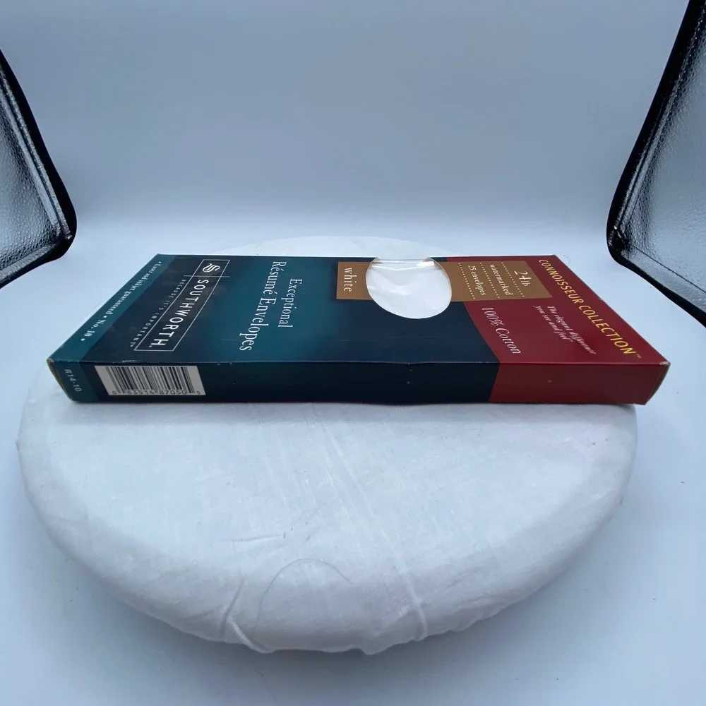 Southworth No. 10 Resume Envelopes White 100% Cotton 24lb 17ct R14-10